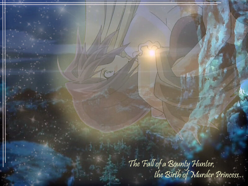 Anime Character Falling — Blue, Dramatic