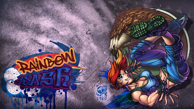 Anime Character Fighting Beast