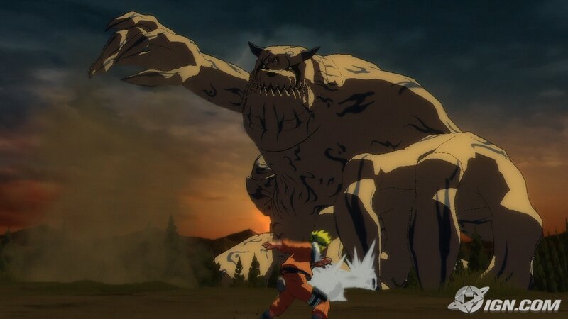 Anime Character Fighting Monster — Orange