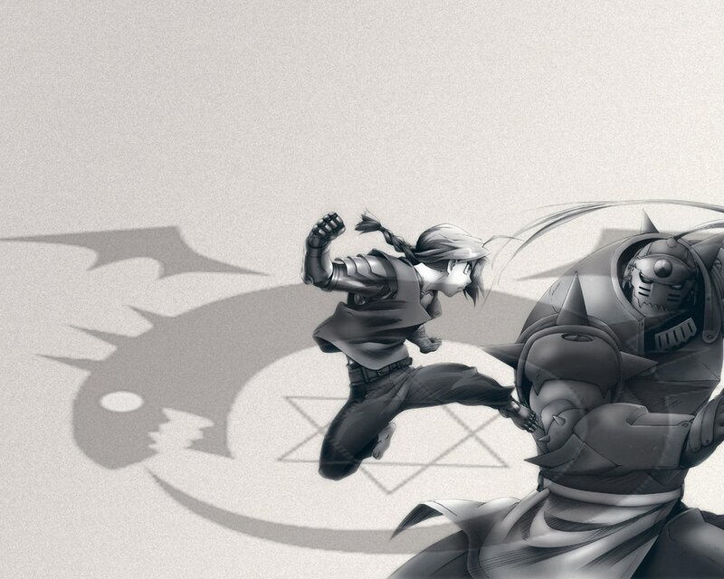 Anime Character Fighting Robot — Black