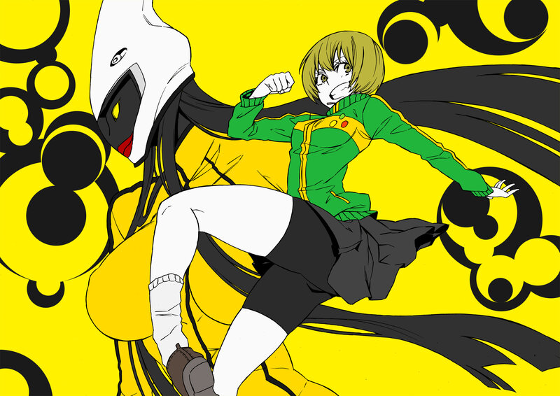 Anime Character Fighting Robot — Yellow