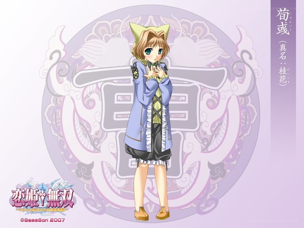 Anime character from a visual novel