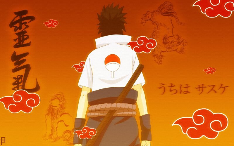 Anime Character from Behind — Orange, Dramatic