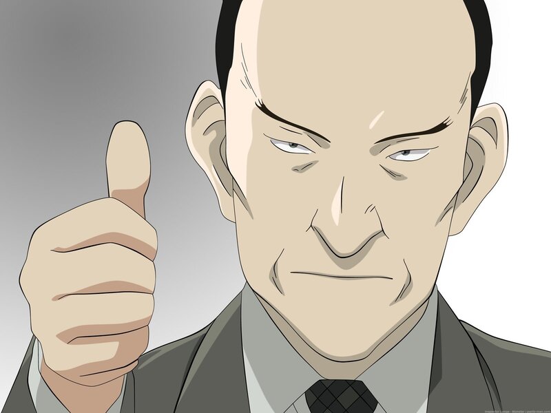 anime character giving thumbs up