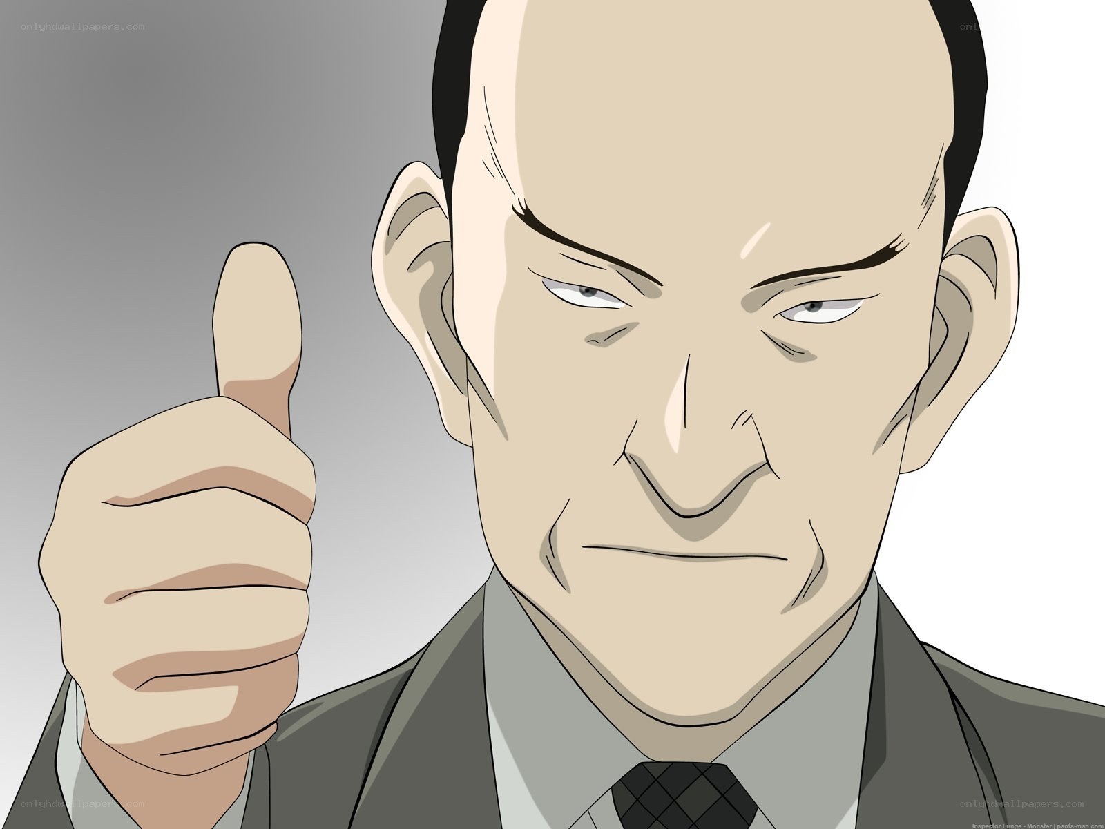 anime character giving thumbs up