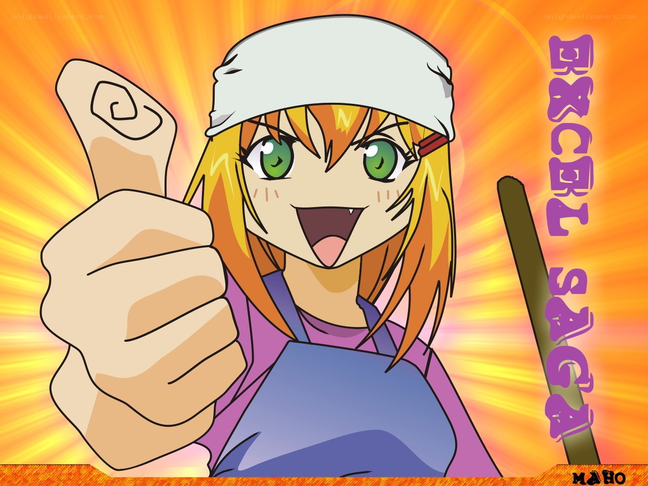anime character giving thumbs up
