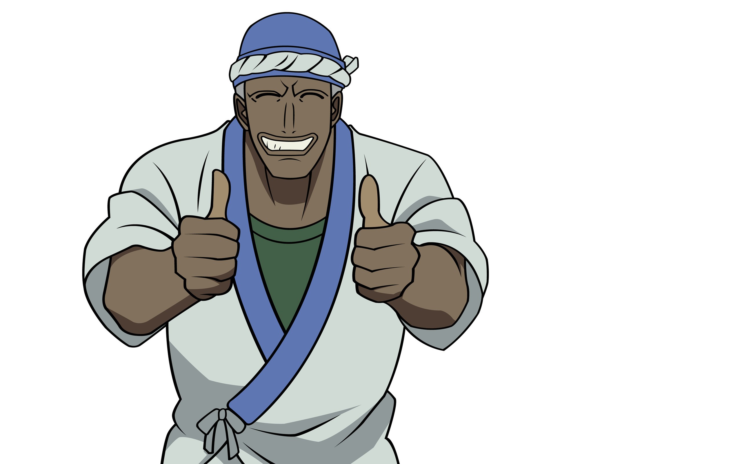 anime character giving thumbs up