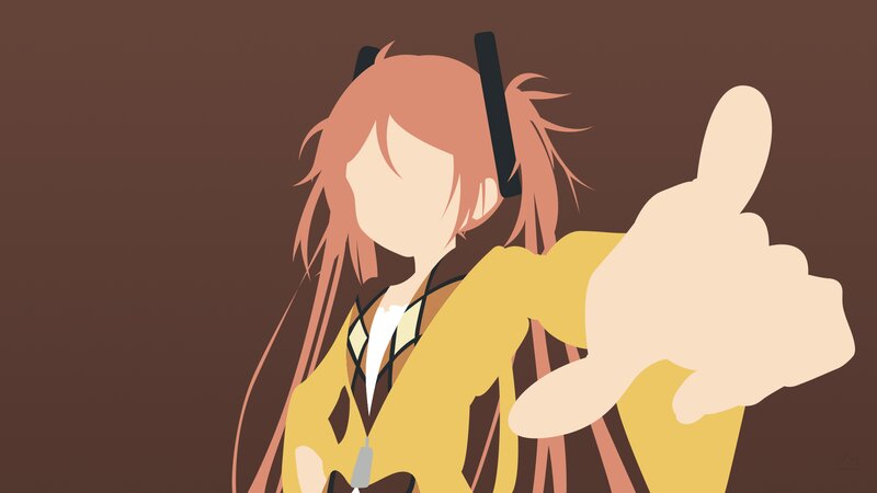 Anime Character Giving Thumbs-up — Brown