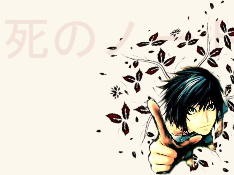 Anime Character Giving Thumbs-up — White