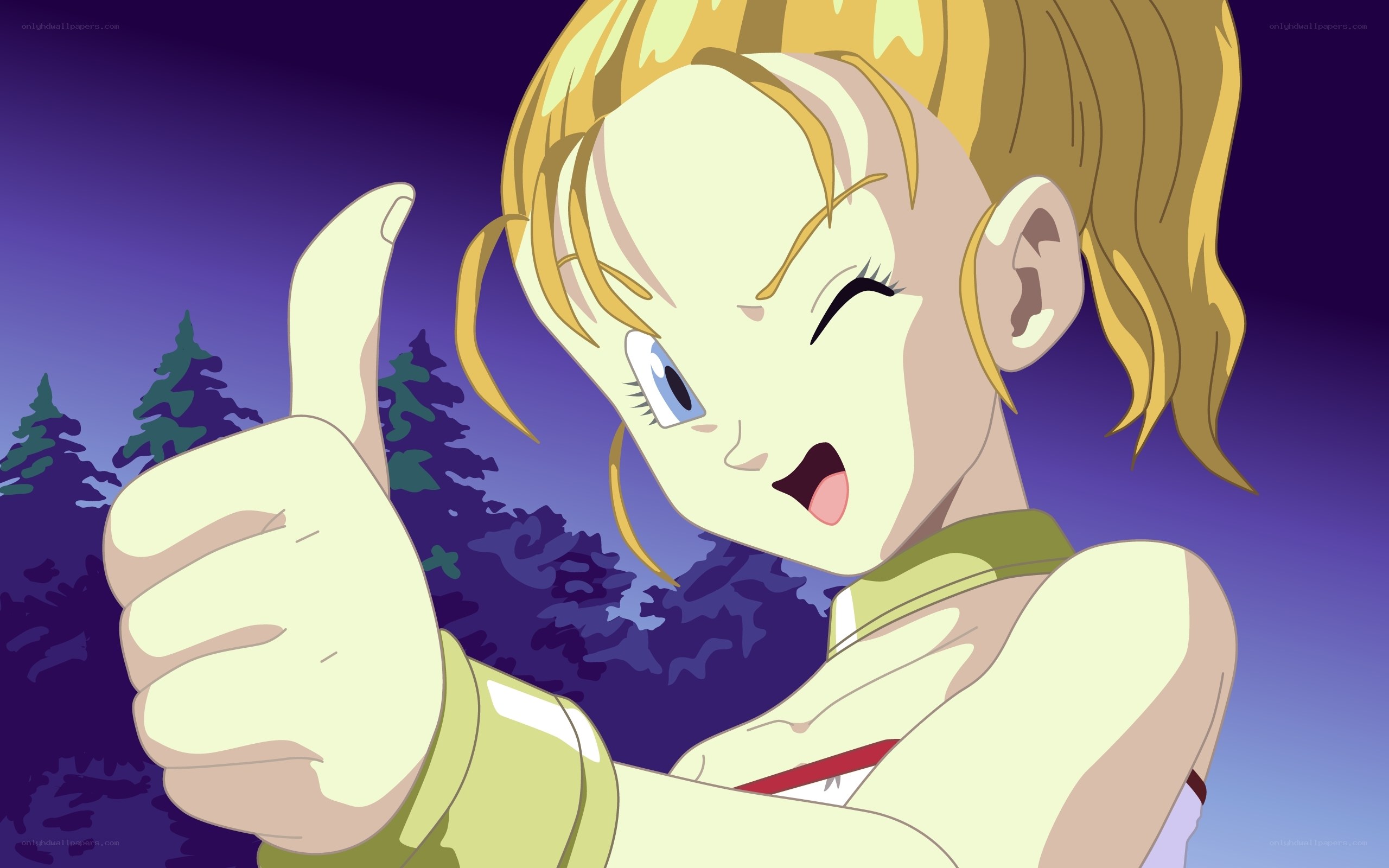 anime character giving thumbs up
