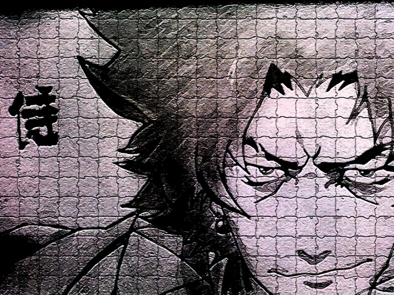 anime character graffiti art