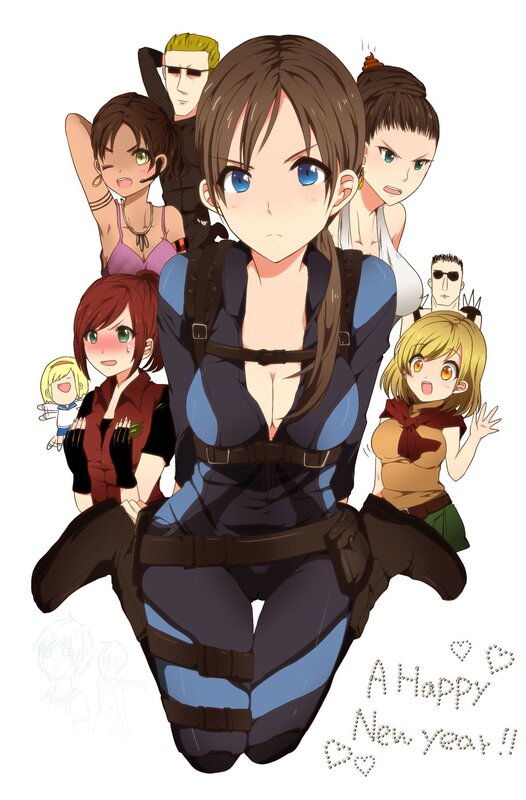 Anime Character Group — Blue