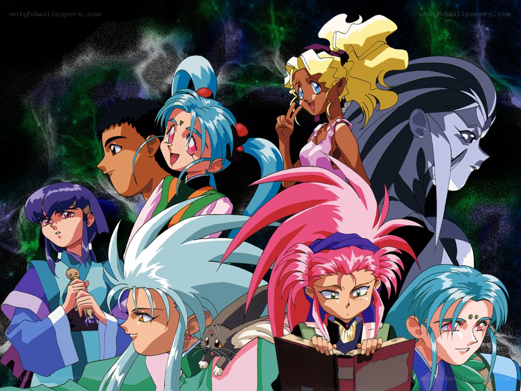 anime character group portrait