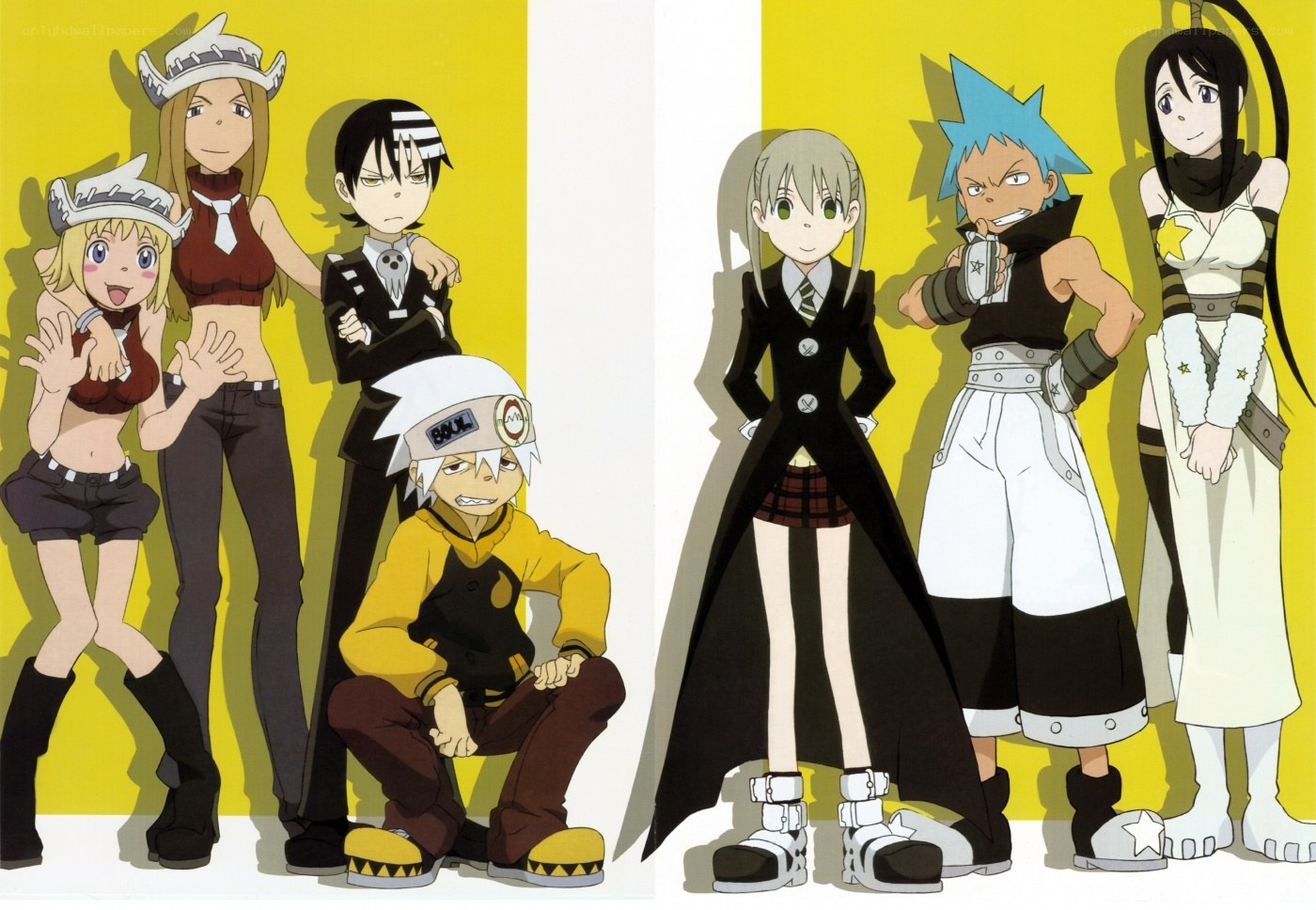anime character group portrait