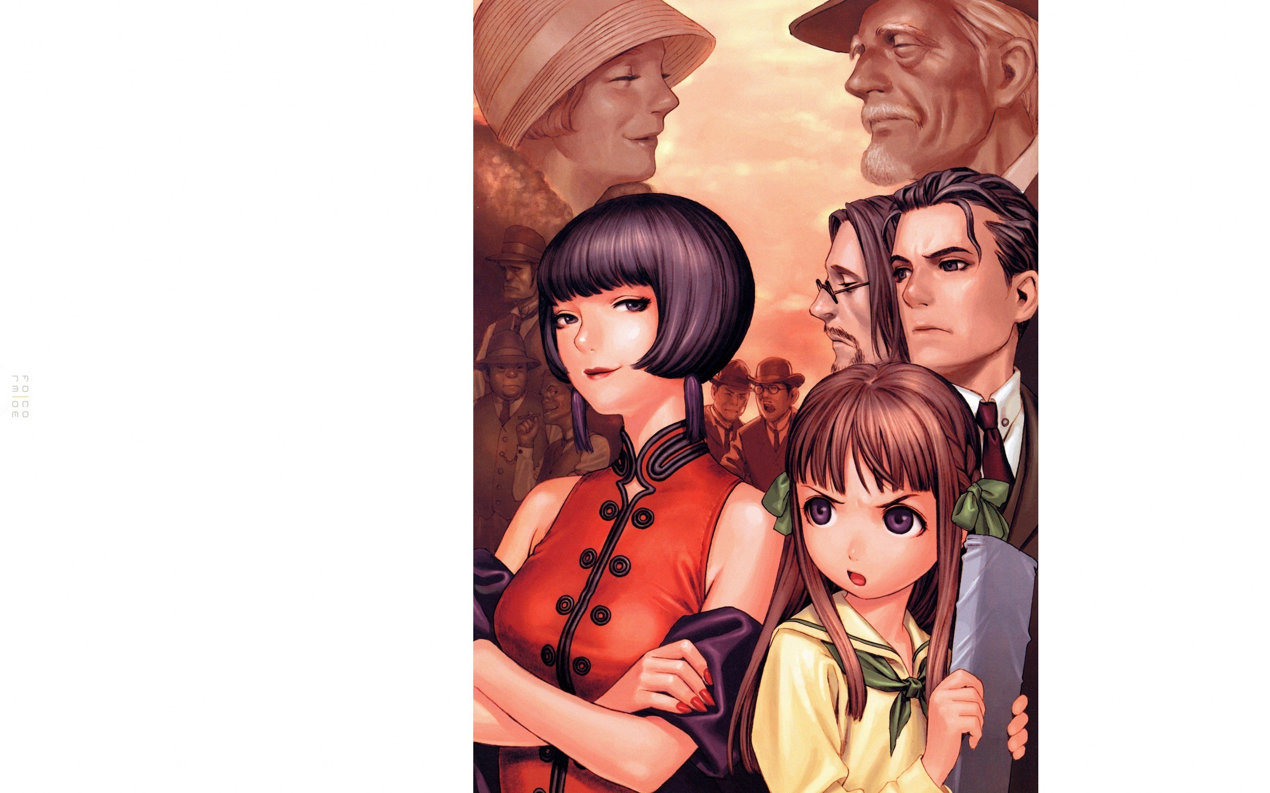 anime character group portrait