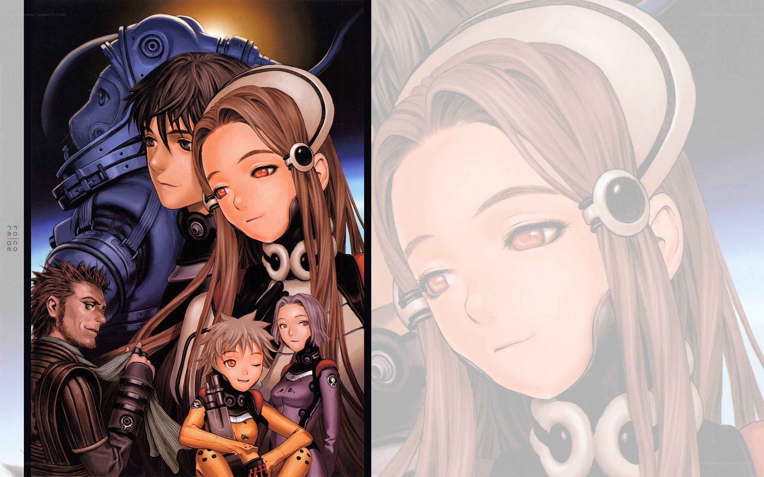 anime character group portrait