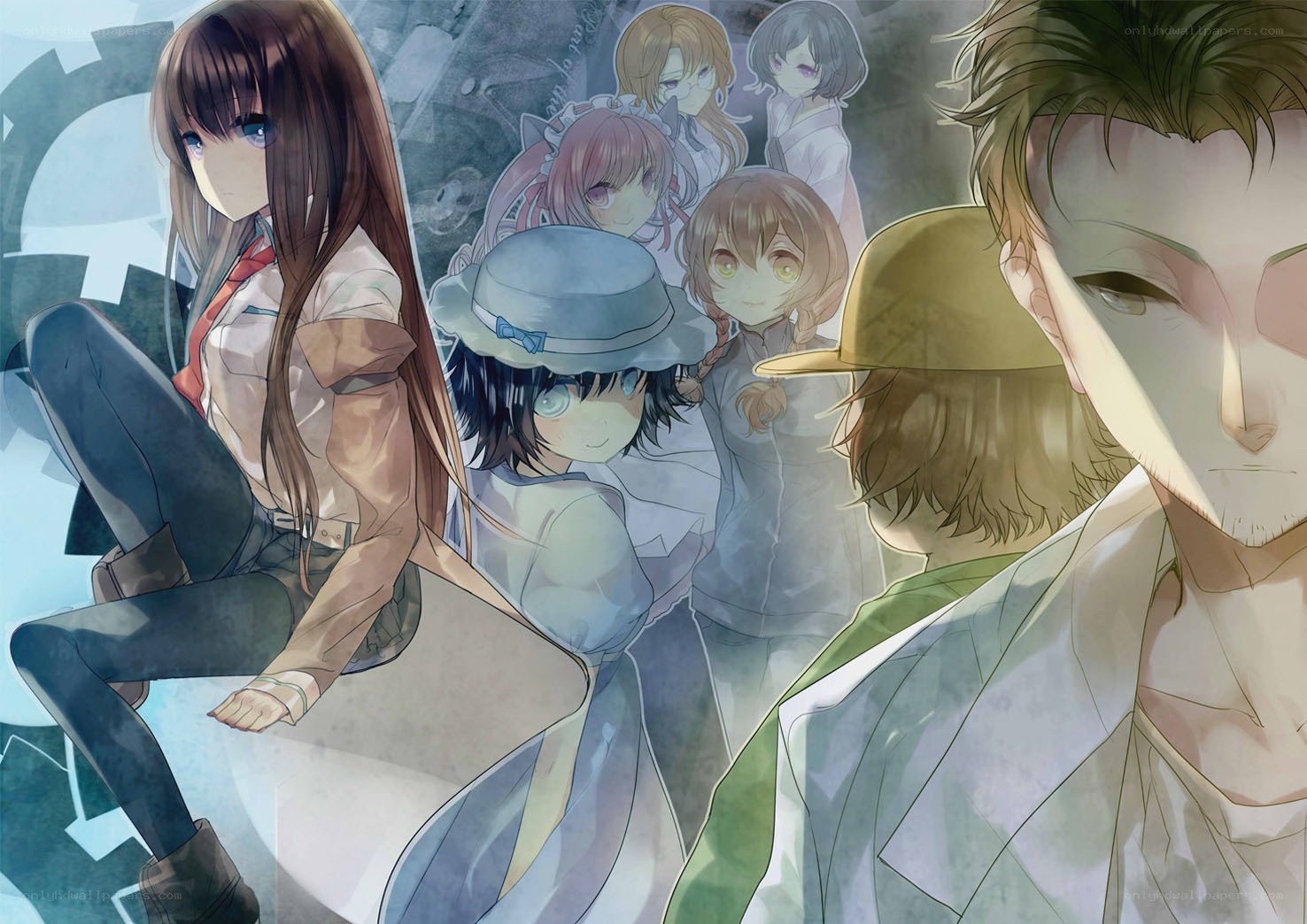 anime character group portrait