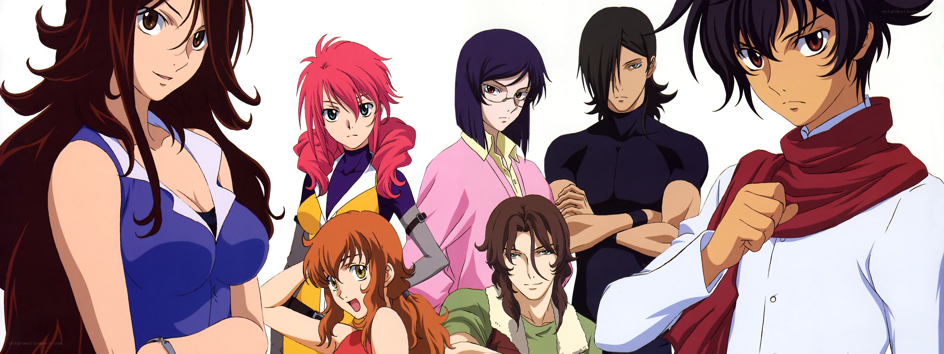 anime character group portrait