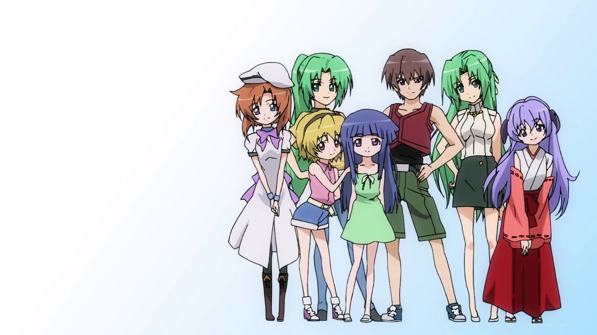 anime character group portrait