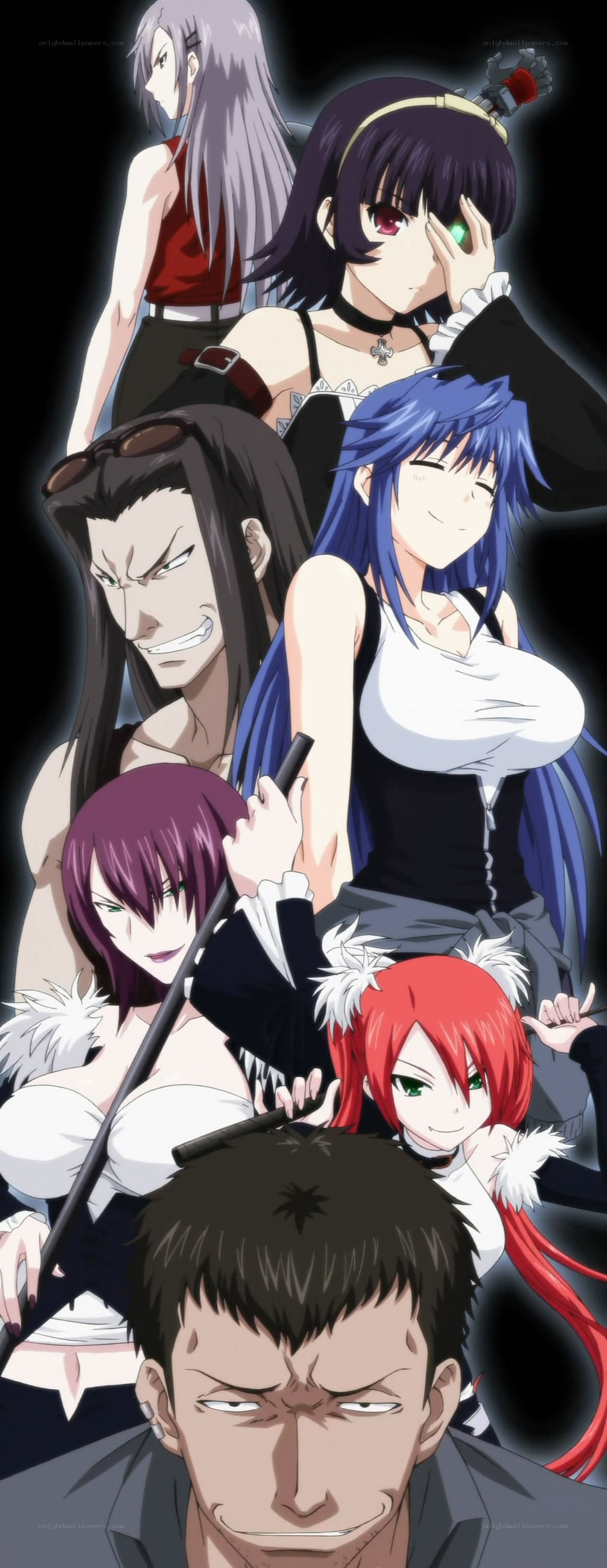 anime character group portrait