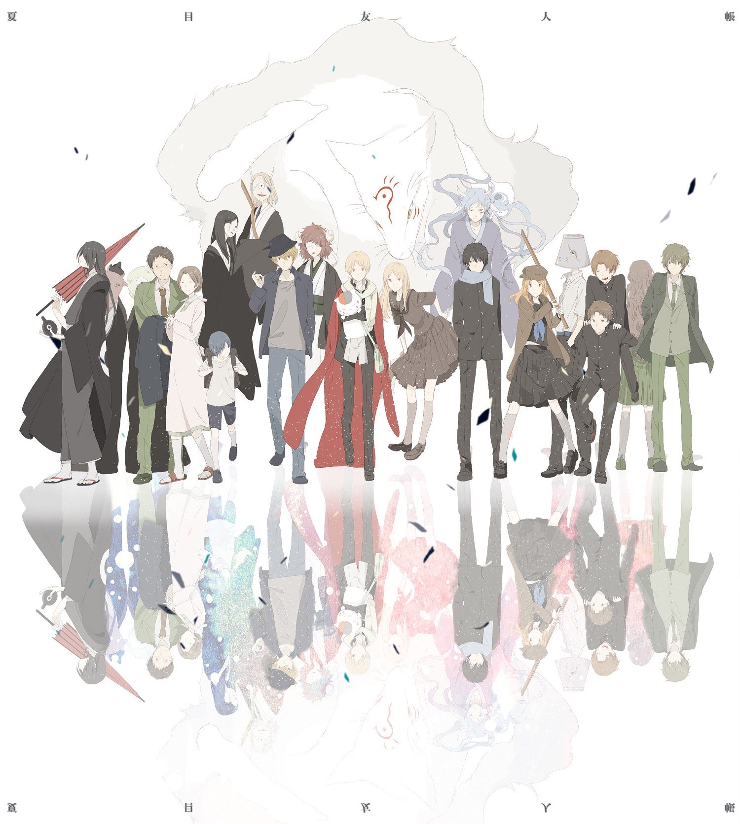 Anime character group portrait