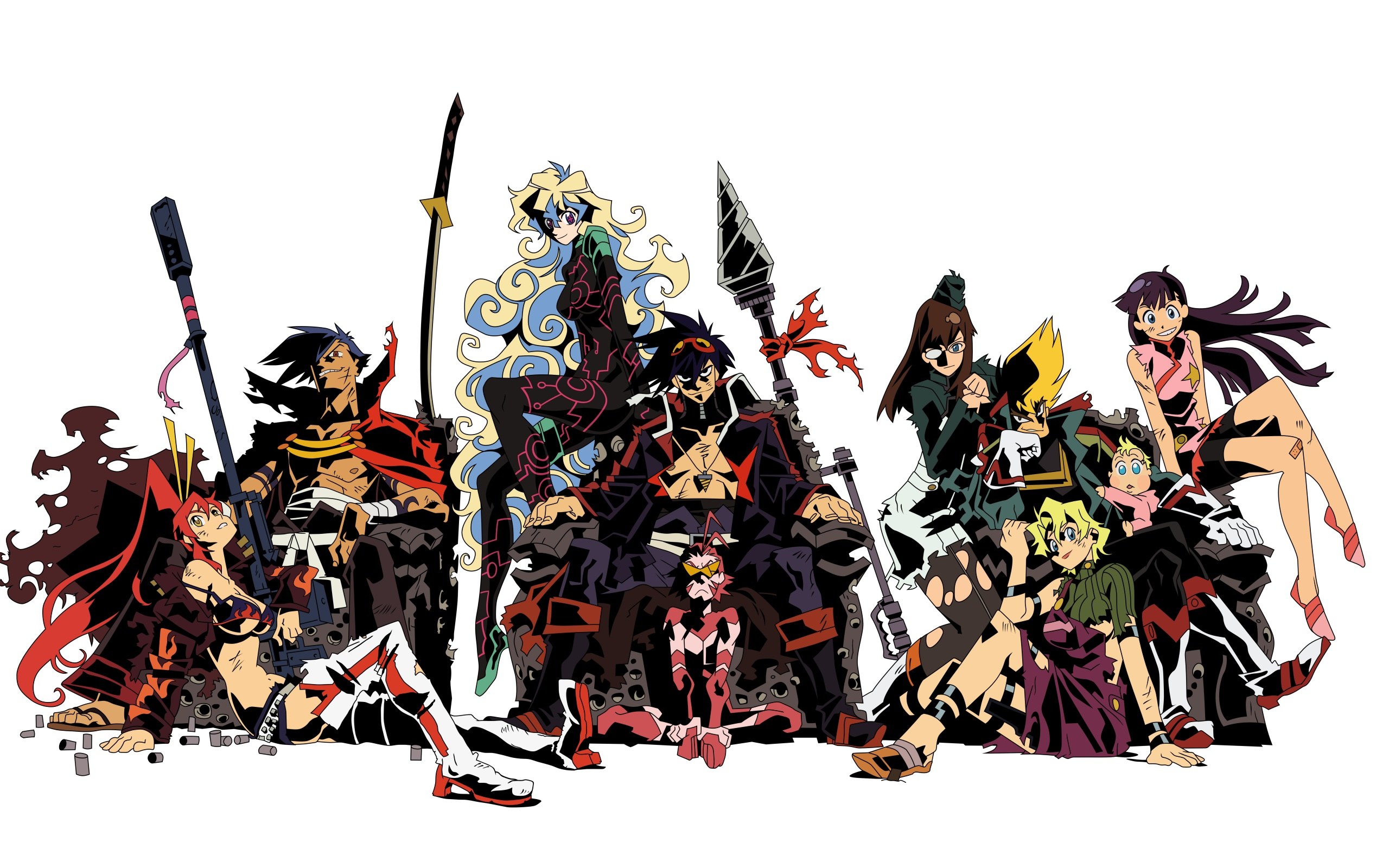 anime character group portrait