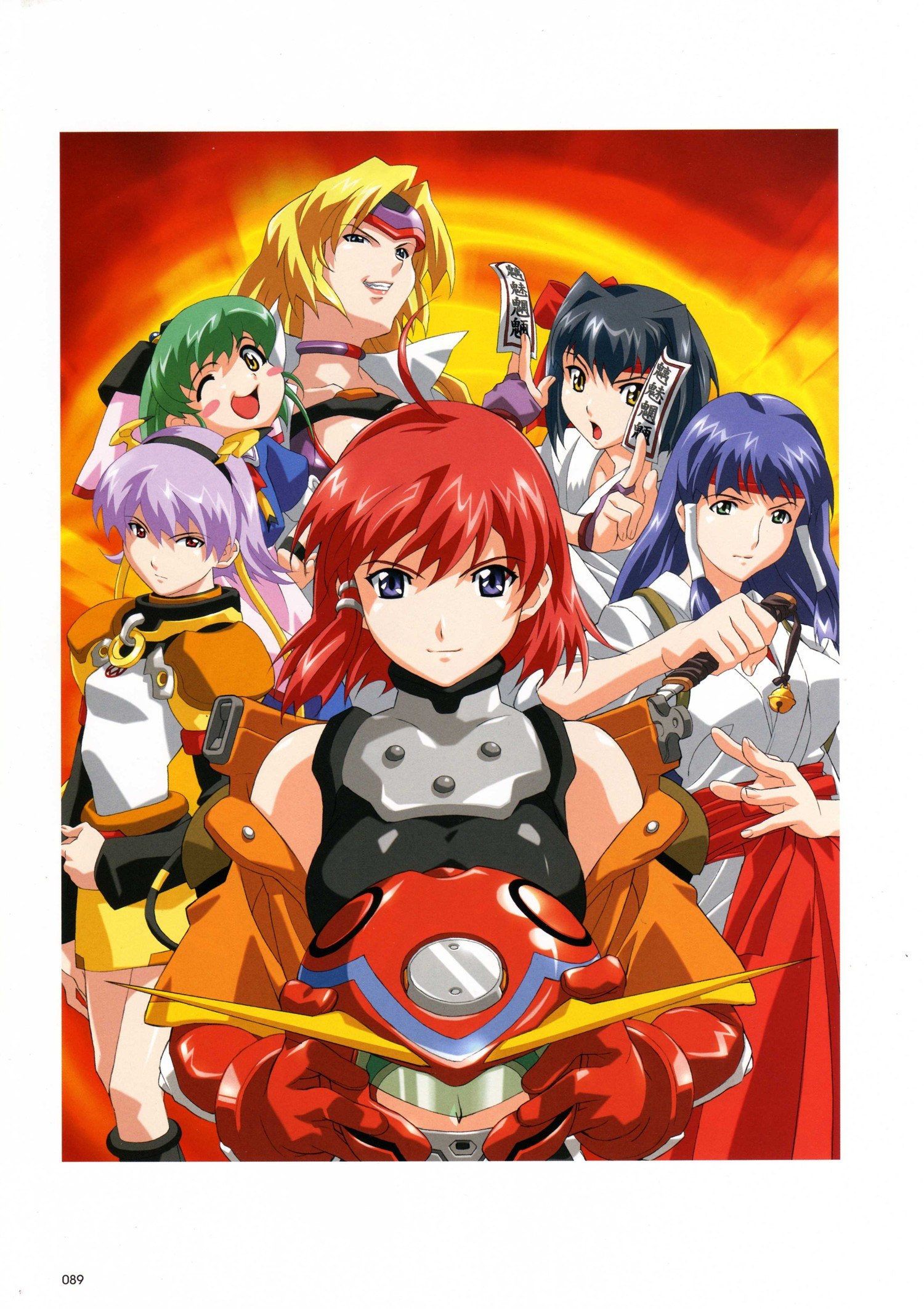 anime character group portrait