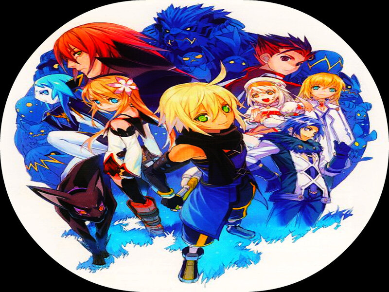 anime character group portrait