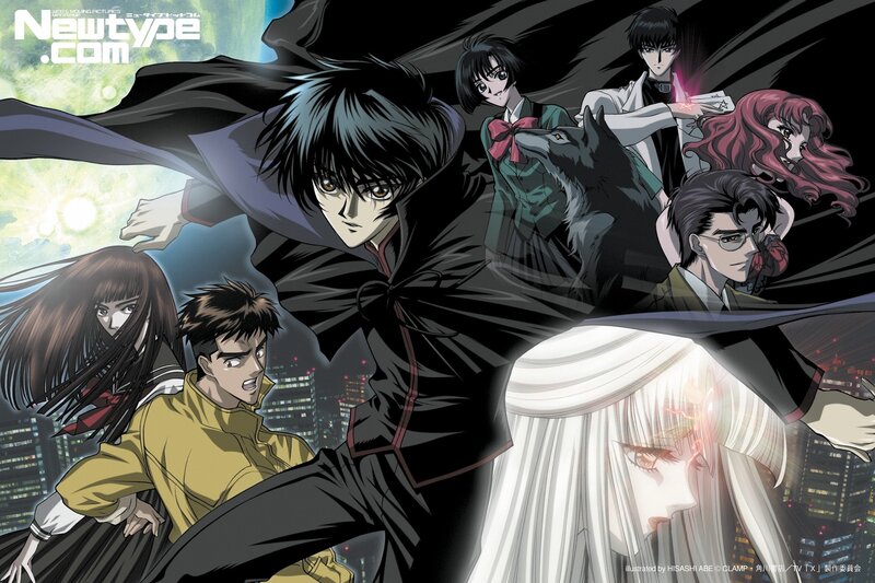 anime character group poster