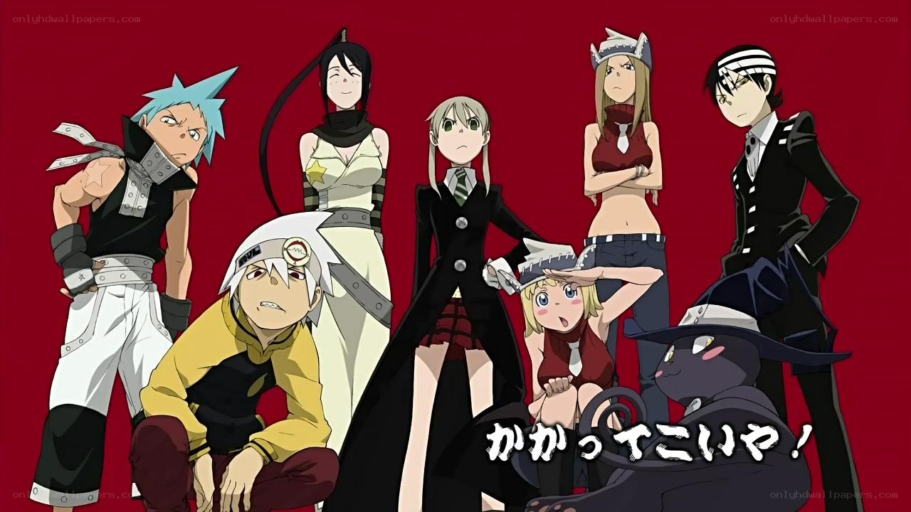 anime character group shot