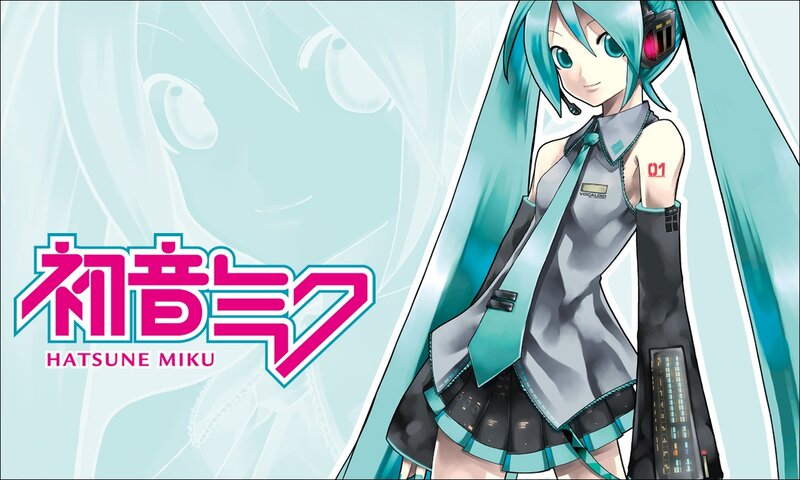 Anime Character Hatsune Miku — Cyan