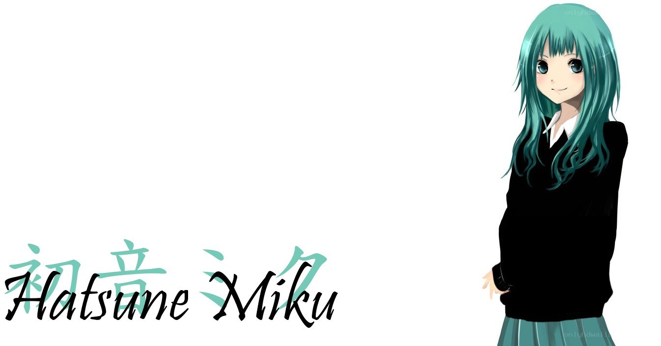 Anime character Hatsune Miku