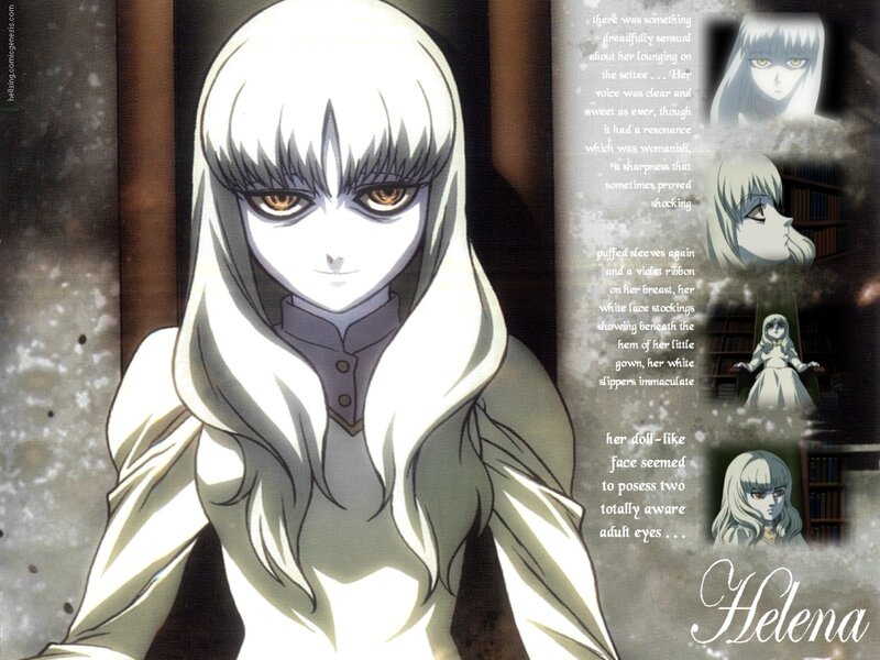 Anime character Helena portrait