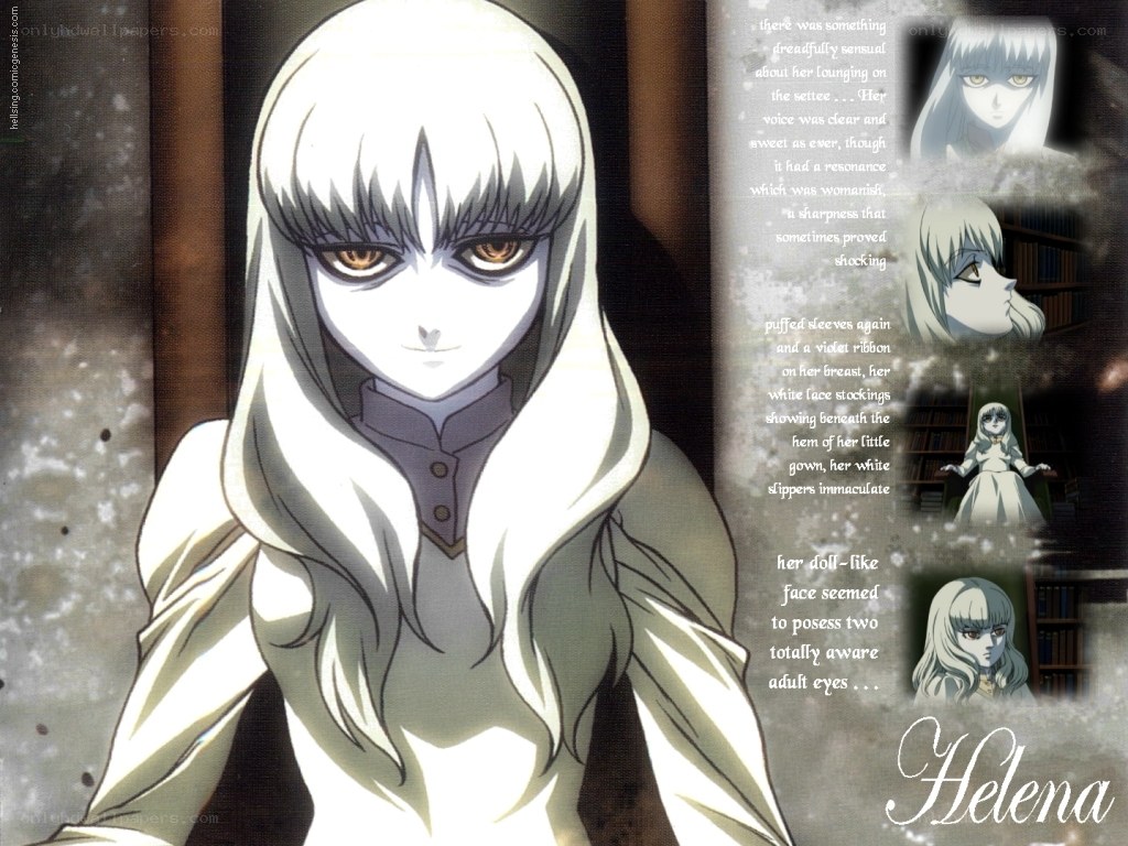 Anime character Helena portrait