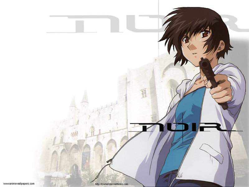 Anime character holding a gun