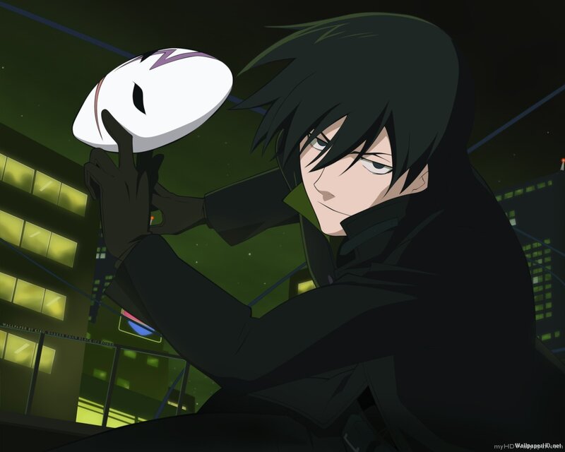 anime character holding a mask