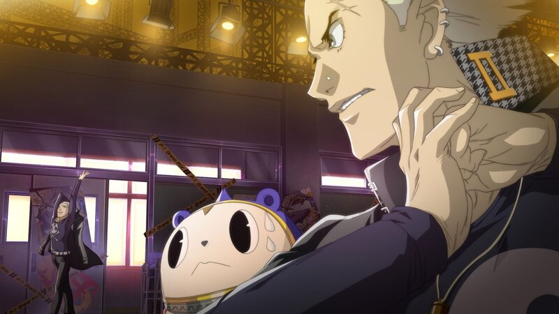 Anime Character Holding a Robot