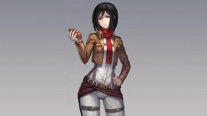 Anime Character Holding Ball