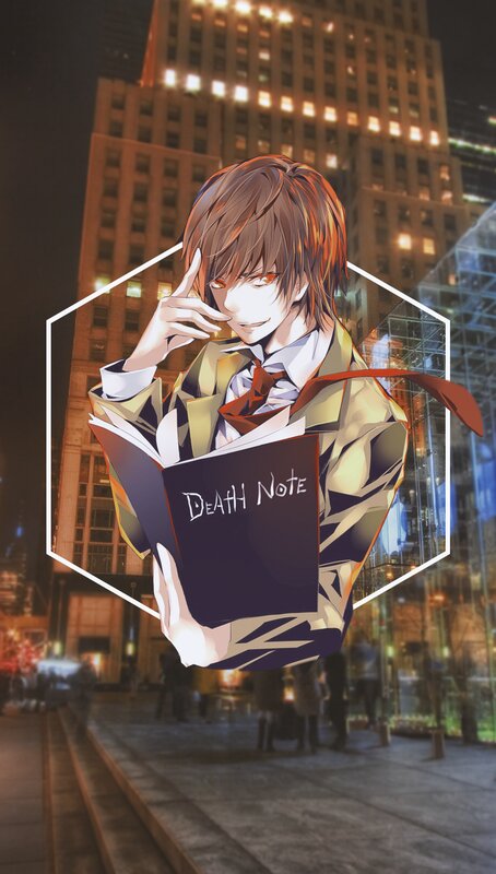 Anime Character Holding Book — Brown, Dramatic