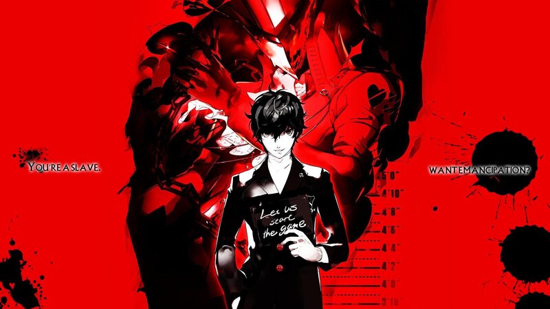 Anime Character Holding Book — Red