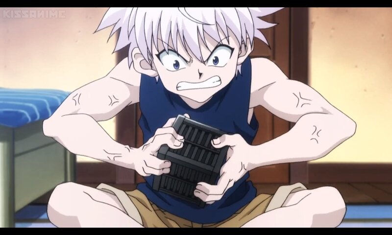 Anime Character Holding Box — White