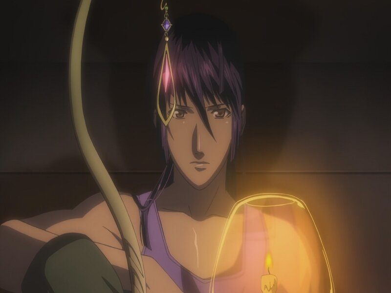 Anime Character Holding Candle