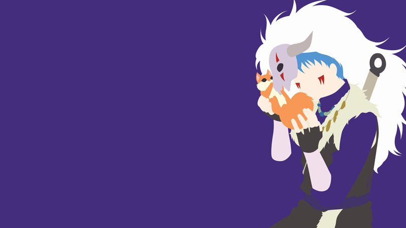 Anime Character Holding Cat