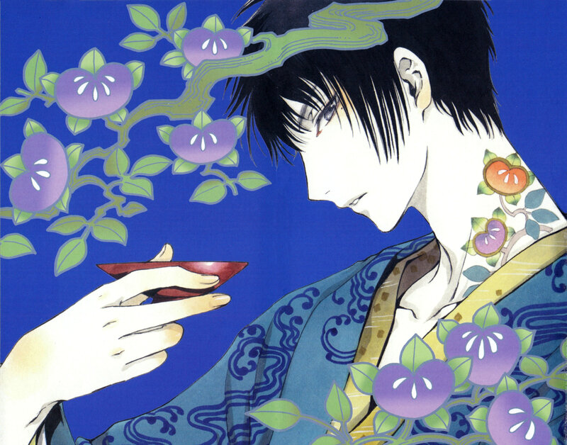 Anime Character Holding Cup