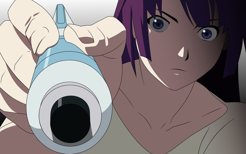 Anime Character Holding Device — Purple