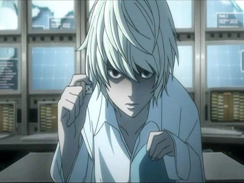 Anime Character Holding Dice