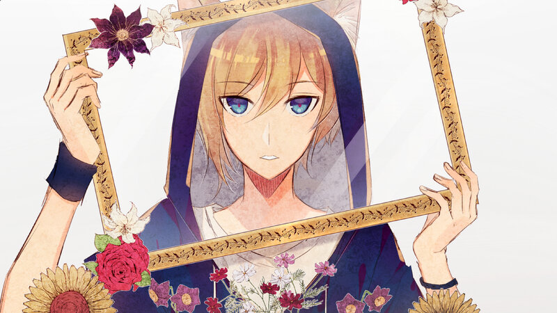 Anime Character Holding Frame