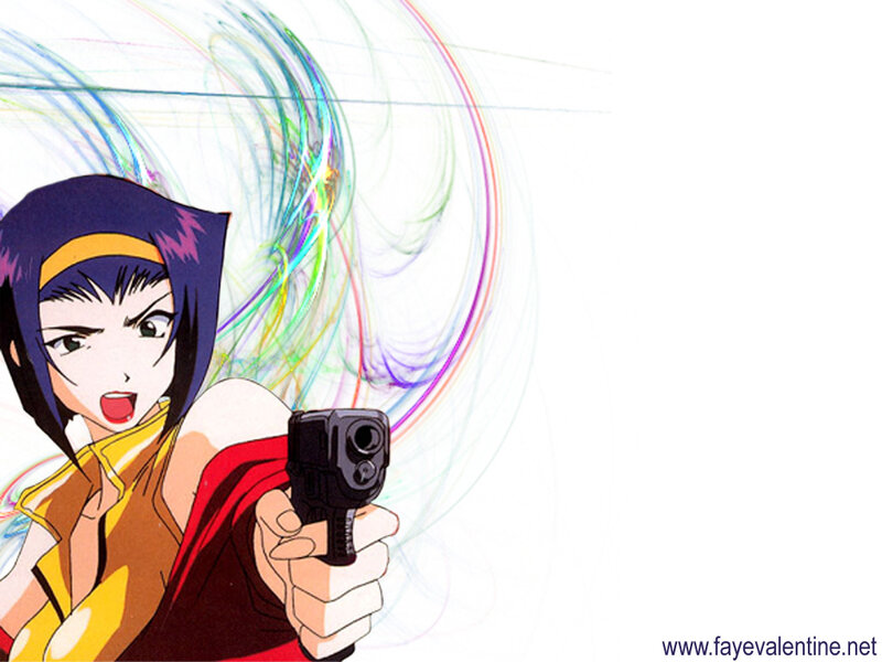 Anime Character Holding Gun — Purple, Dynamic