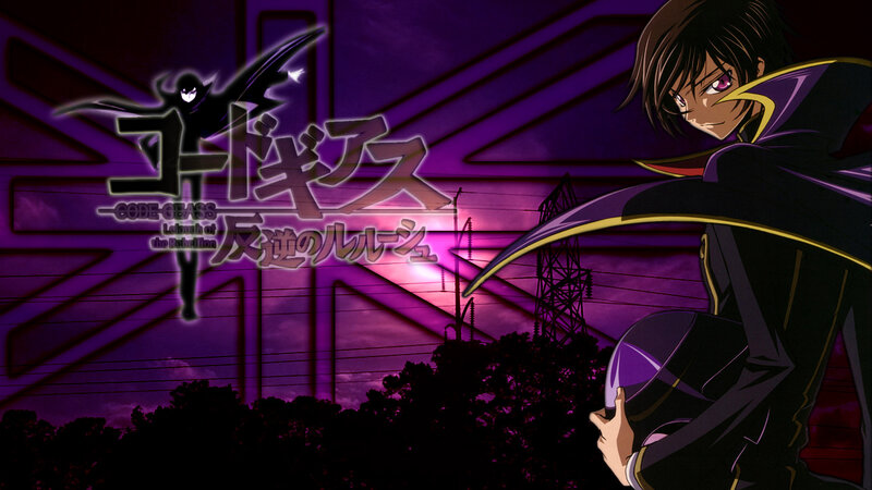 Anime Character Holding Helmet — Purple