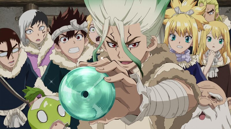 Anime Character Holding Orb — White
